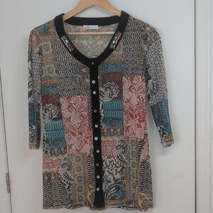 ZOE MESH CARDIGAN SIZE MEDIUM